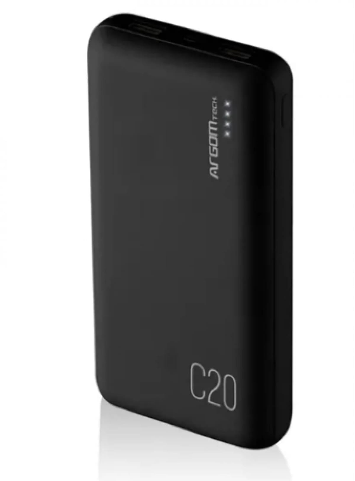 Accesorios Argomtech Cargador de Bateria Externo C20 Alta Capacidad 21./2.0 Black
