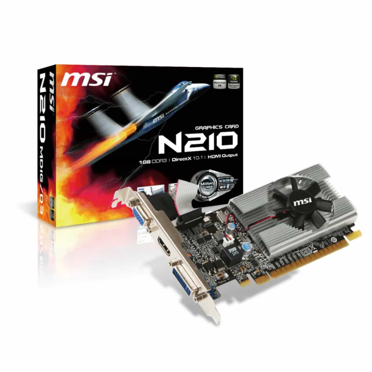 Placa de video MSI GeForce GT 210 1GB LP DDR3