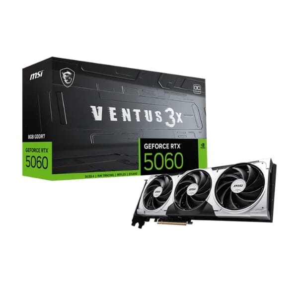 Placa de video MSI GeForce RTX 5060 8G VENTUS 3X OC