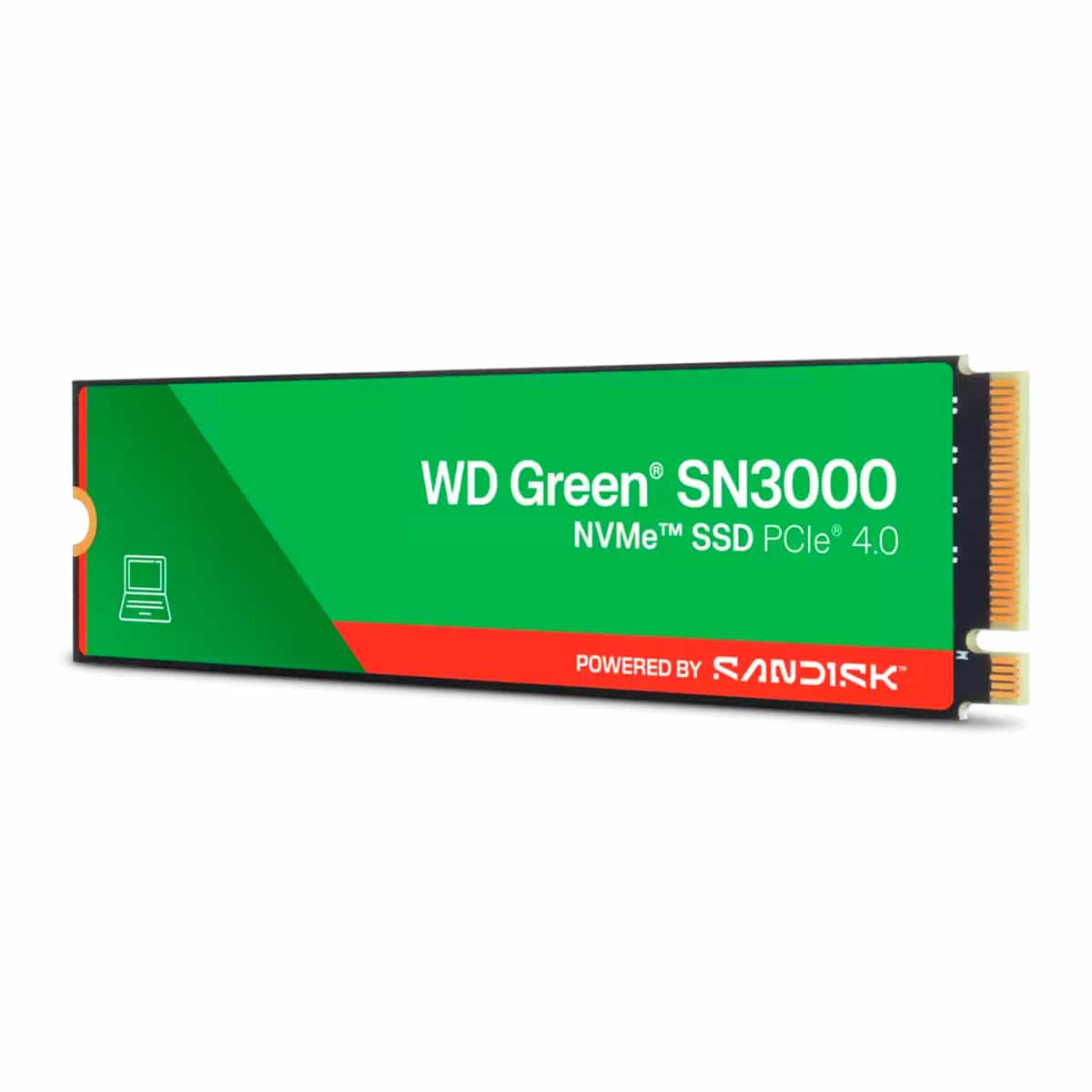 Disco solido SSD SanDisk WD Green SN300 NVMe 2TB PCIe Gen4 M.2