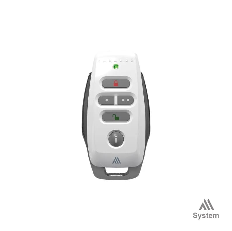 Control remoto bidireccional 5 botones Paradox REM25M blanco
