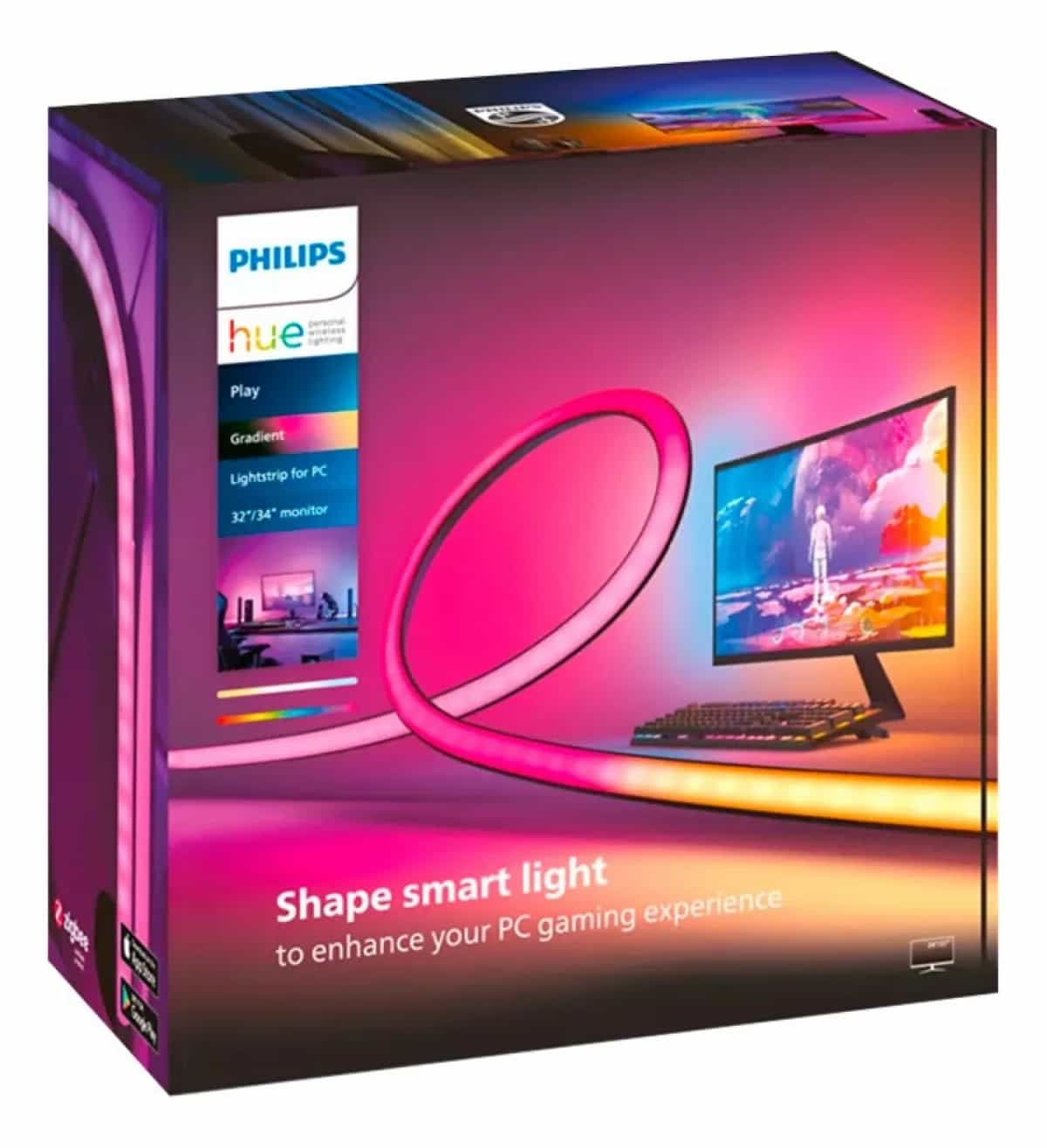 Accesorios Philips Hue Gradient PC Strip 32 34 Inch EU