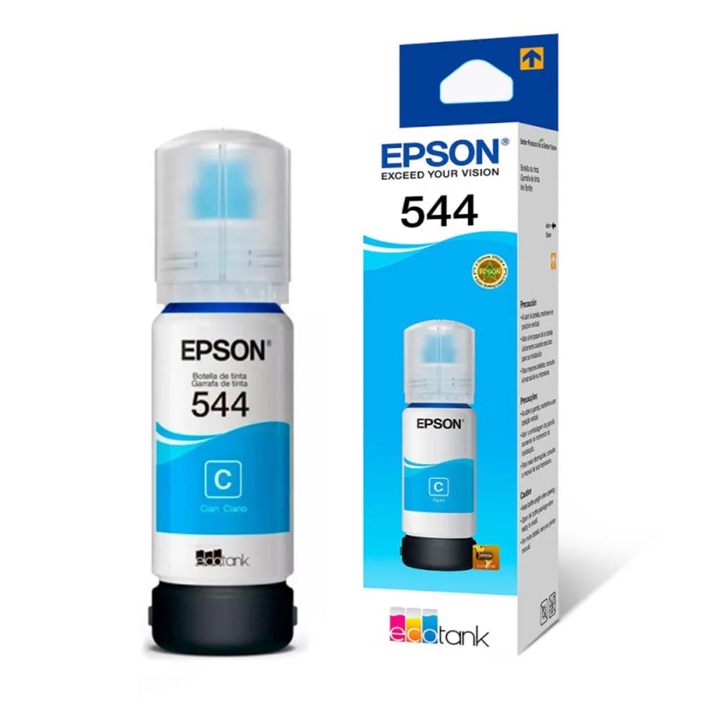 Botella Epson T544220-AL Cyan para L3210/3250