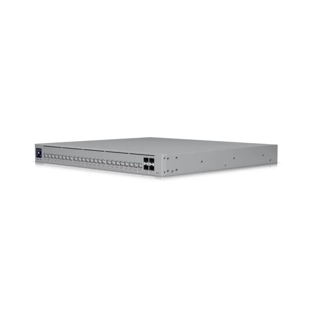 Professional-grade, Layer 3 Etherlighting™ switch with (2) 10 GbE PoE++, (22) 2.5 GbE PoE++, and (4) 10G SFP+ ports