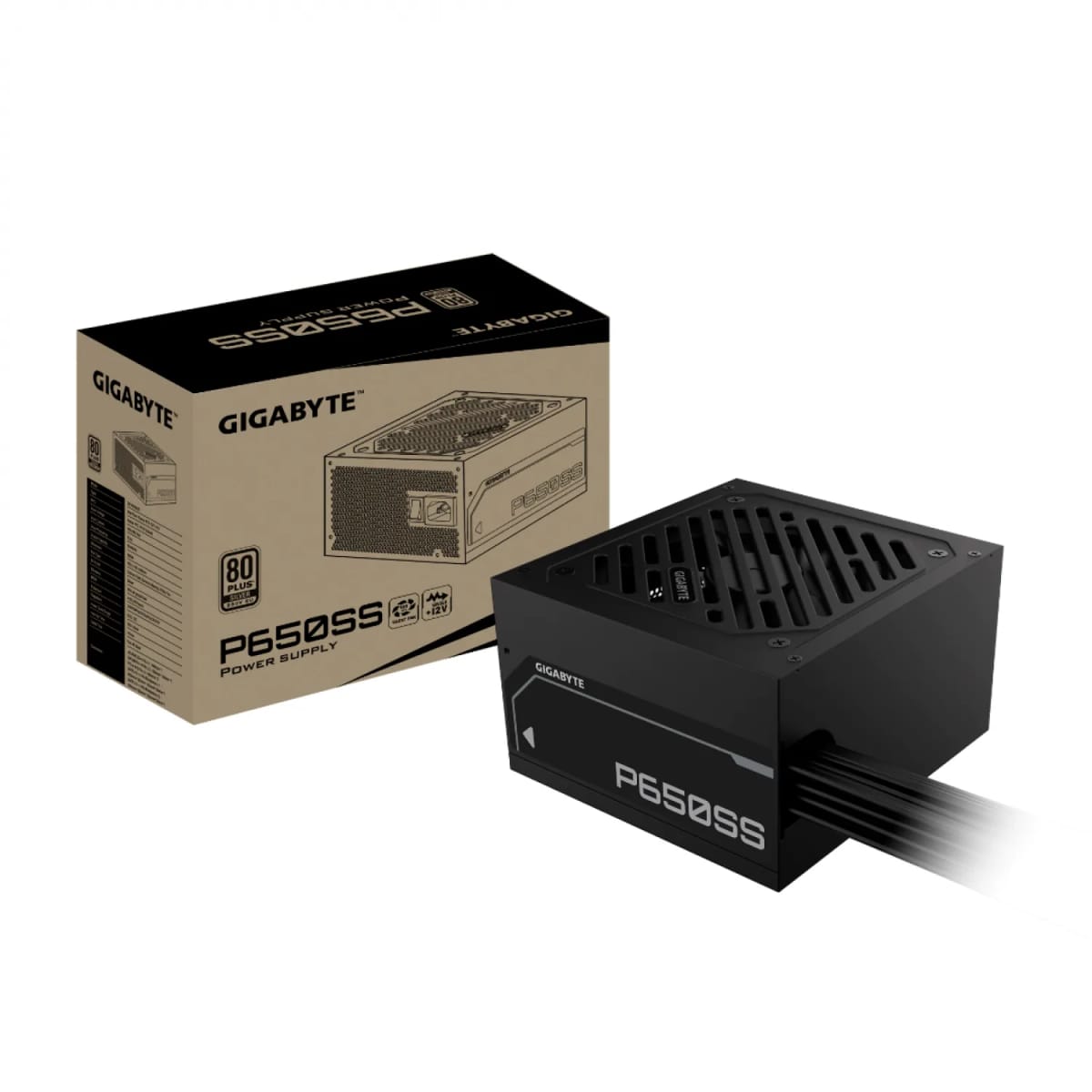 Fuente Gamer Gigabyte 650W 80 Plus Silver ATX 3.0