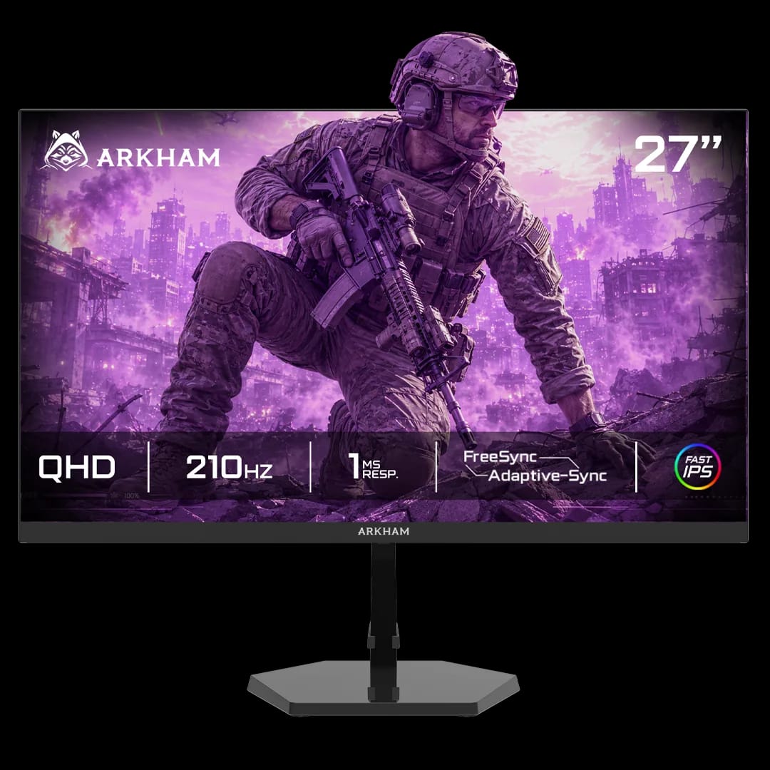 Monitor 27 Arkham 210HZ Fast Ips Qhd 1MS HDMI/Dp