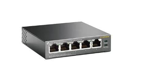 Switch TP Link 5 Puertos Gigabit 4 POE
