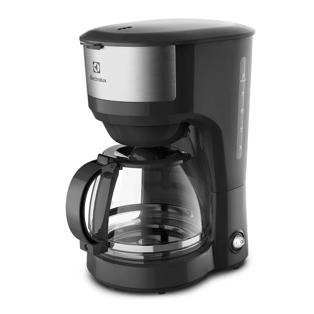 Cafetera Eléctrica Electrolux Inox Ecm20 1,2l Color Negro