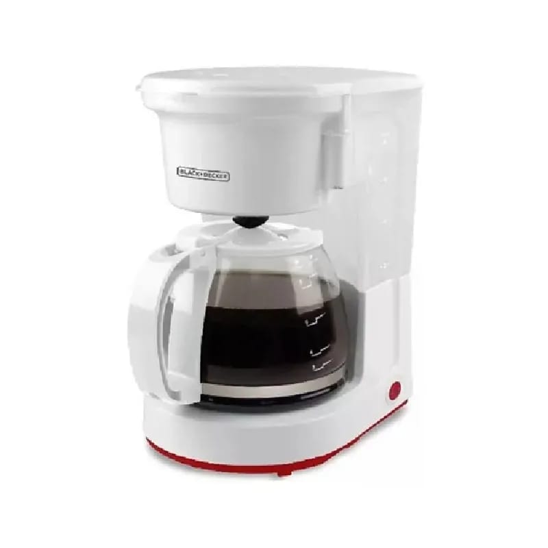 Cafetera Black & Decker CM0410-AR - Blanco 8 Tazas