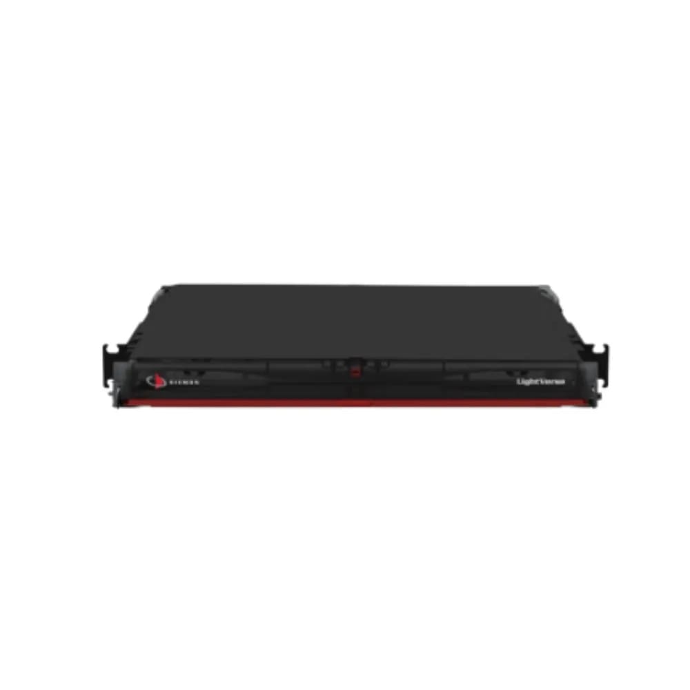 Fiber, Enclosure, LightVerse Pro, Rack Mount, 1U, Sliding Access, 4 Openings, Black