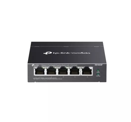 Tp-Link Switch 5 Port Giga 4 POE+ Desk