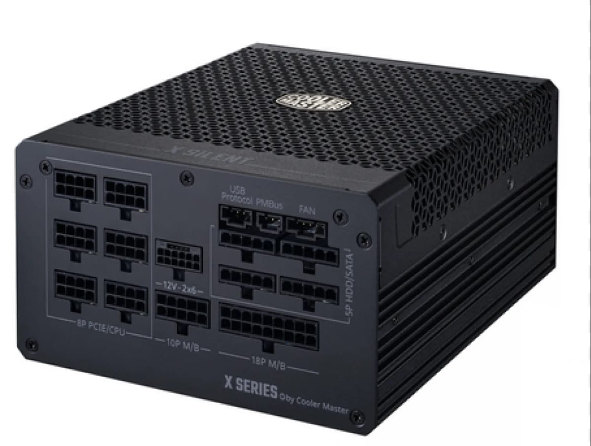 FUENTE COOLER MASTER X SILENT EDGE PLATINUM 850W (Full Modular)