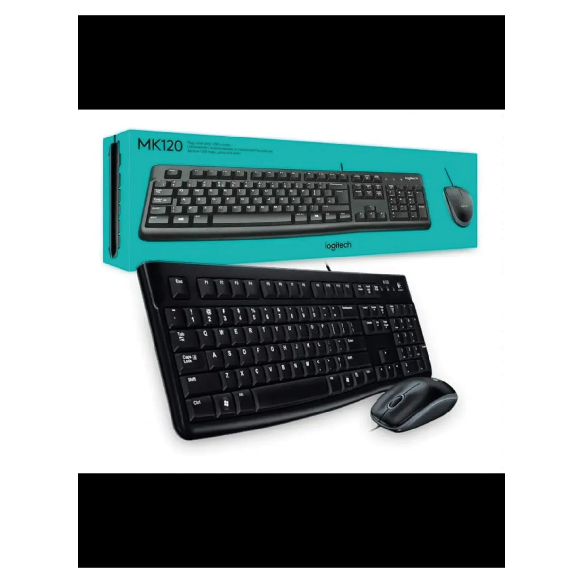 Combo Teclado y Mouse Logitech MK120 Español