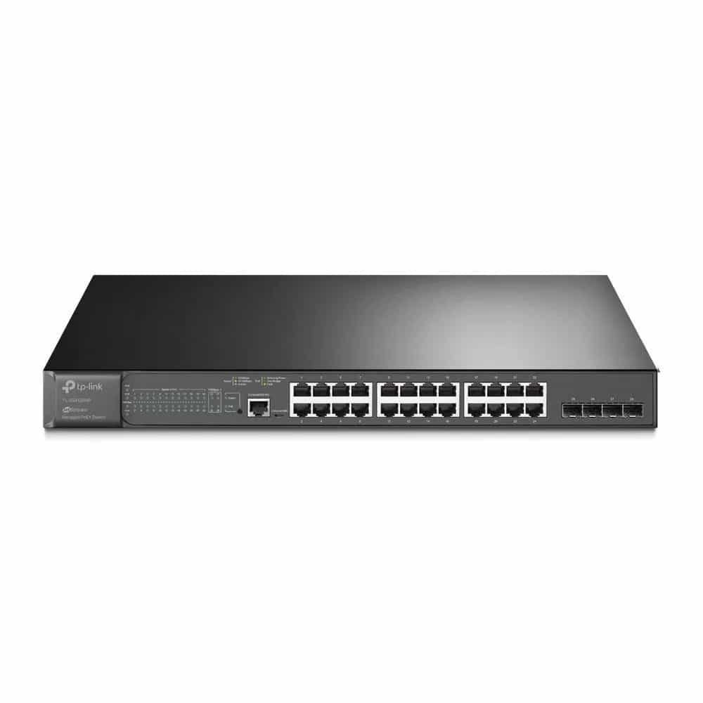 Switch TP-Link Omada 24 puertos Gigabit PoE+ 384W 4 SFP TL-SG3428MP