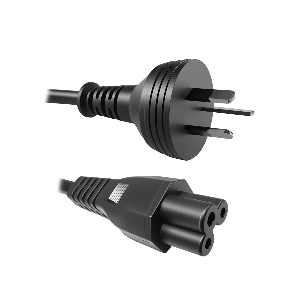 Cable de alimentación Kelyx para cargador de notebook conector C5 trébol cobre puro 1.2m YH-626