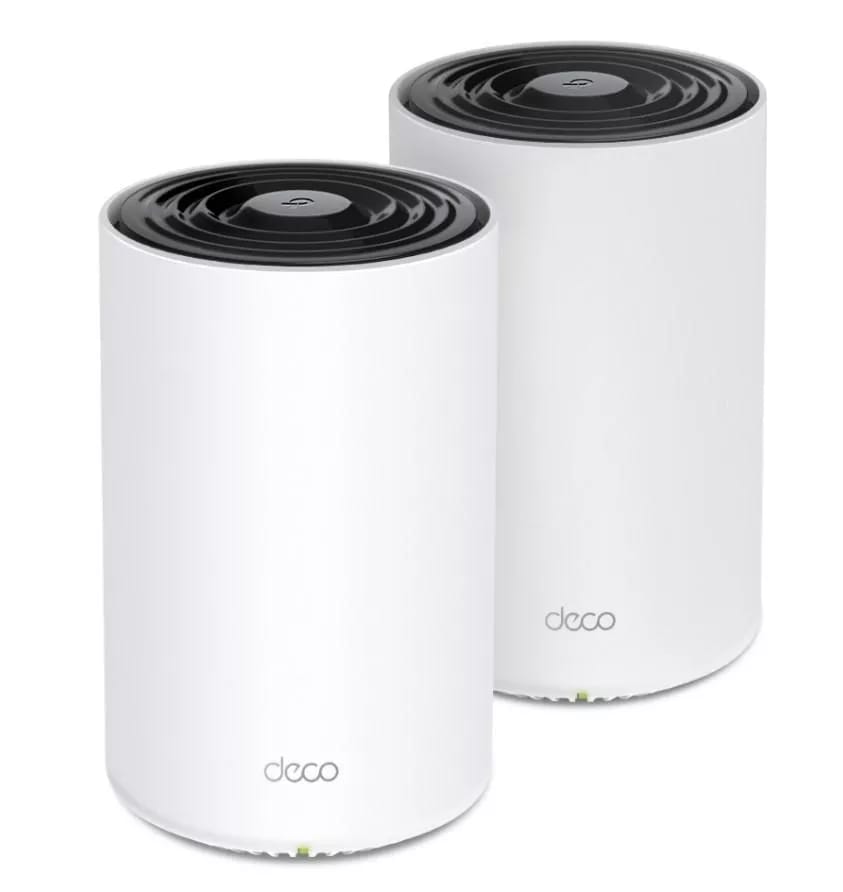 Tp-Link Deco Mesh WIFI 6E AXE5400 Pack 2 (2,4/5,8 y 6 Ghz)Tri Banda 3 Puertos Giga