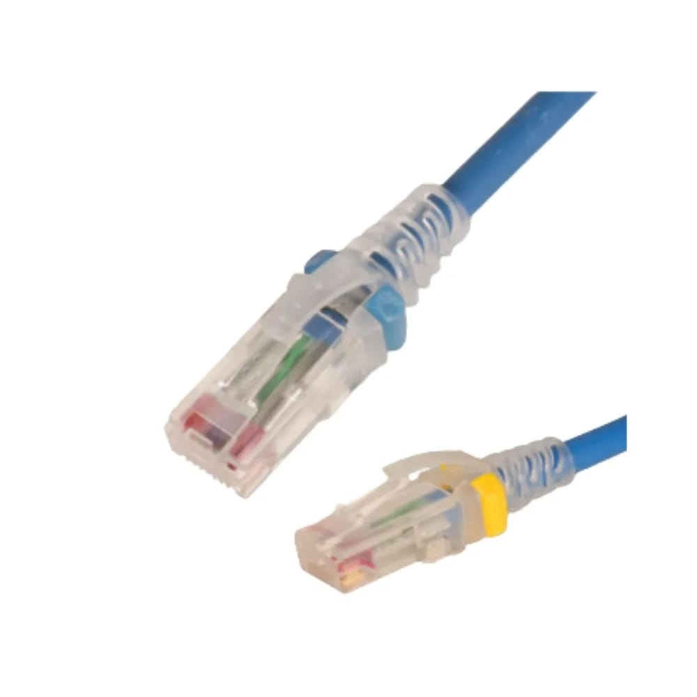 Copper, Patch Cord, RJ45, RJ45, Category 6, UTP, T568A/B, Stranded, LSOH-1, White Cable, White Boot, 3 Meter, 24 AWG