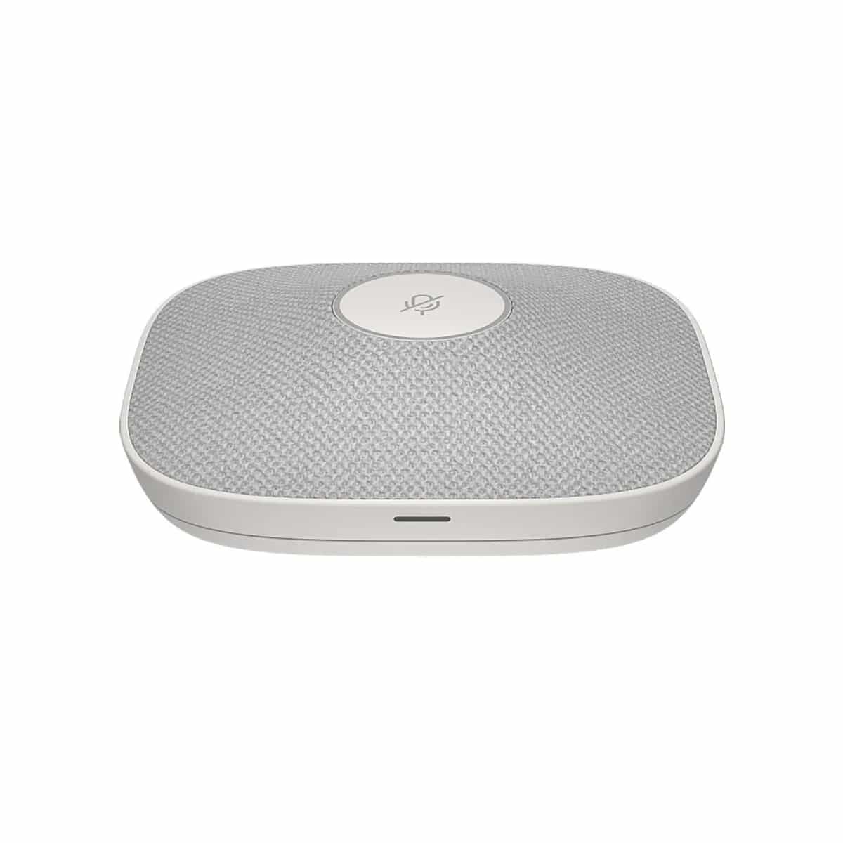 Micrófono de mesa HP Poly Studio A2 blanco con placa de montaje y cables de E/S - B22X4AA
