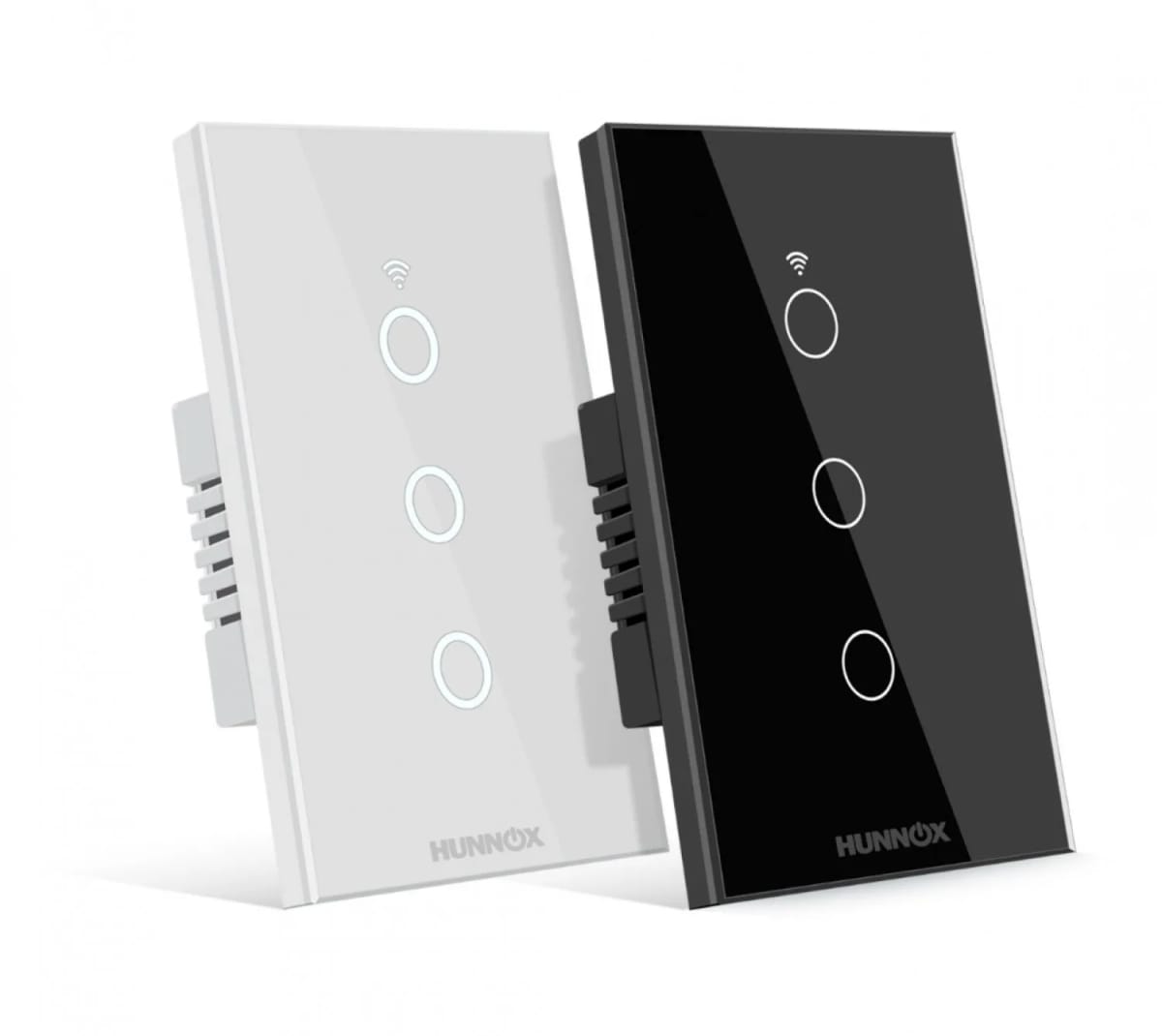 Tecla Hunnox Smart Tactil 3 Canales Negro