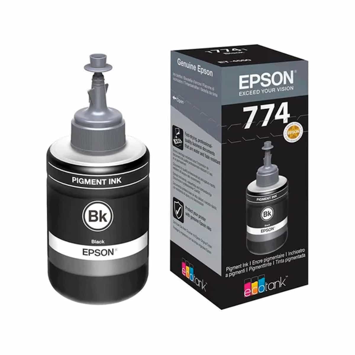 Botella de Tinta Epson 774 Negra