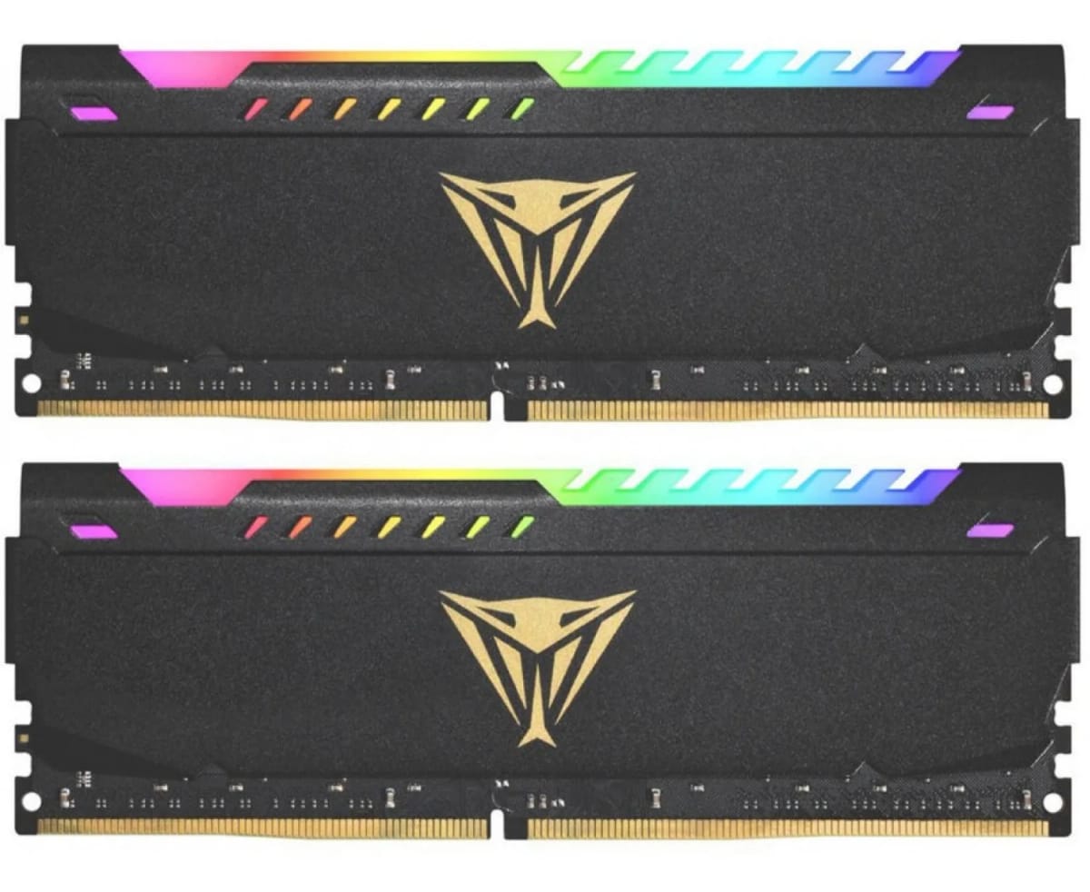 Memoria Patriot V4S Viper Steel Series 16GB DDR4 3200 RGB Black (2x8) PE000791