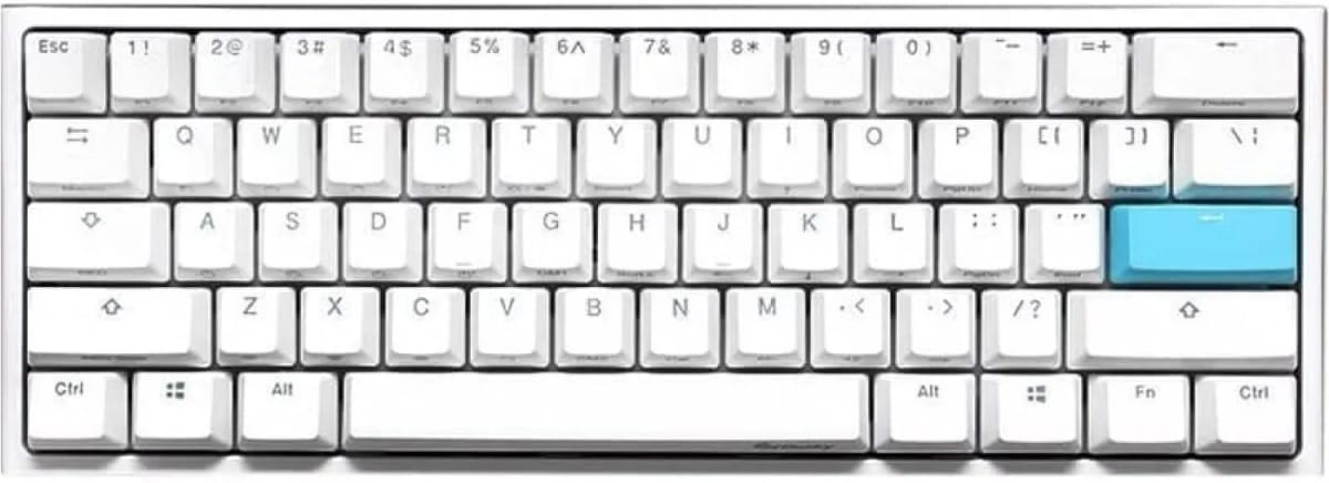 Teclado Gamer Ducky One 2 Mini White SESALWWT1