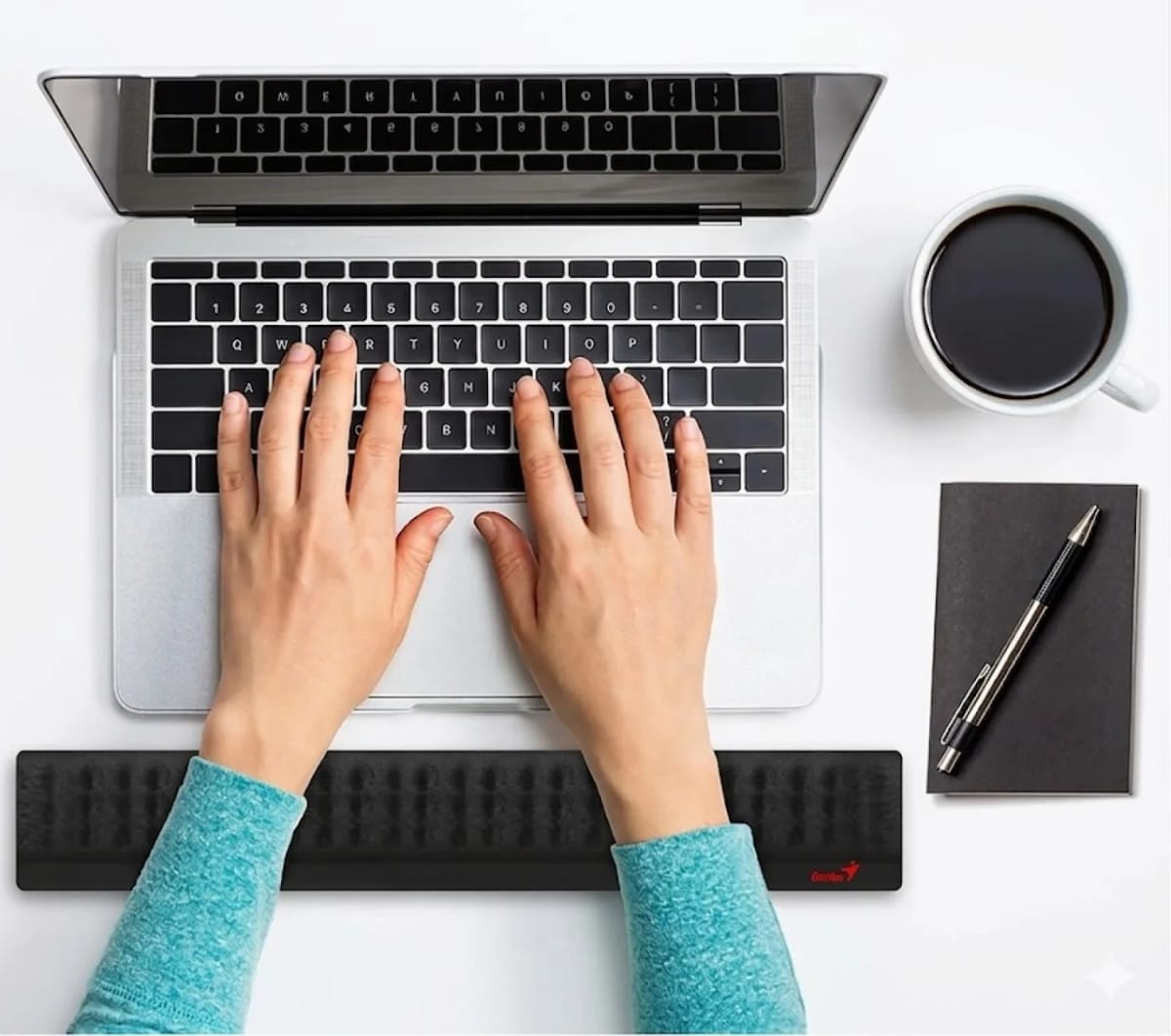 Apoya muñecas para teclado Genius G-WP 200M viscoelástico