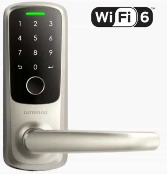Cerradura inteligente Anviz Smart Lock con huella Right GR LATCH 5-F-W6-BK
