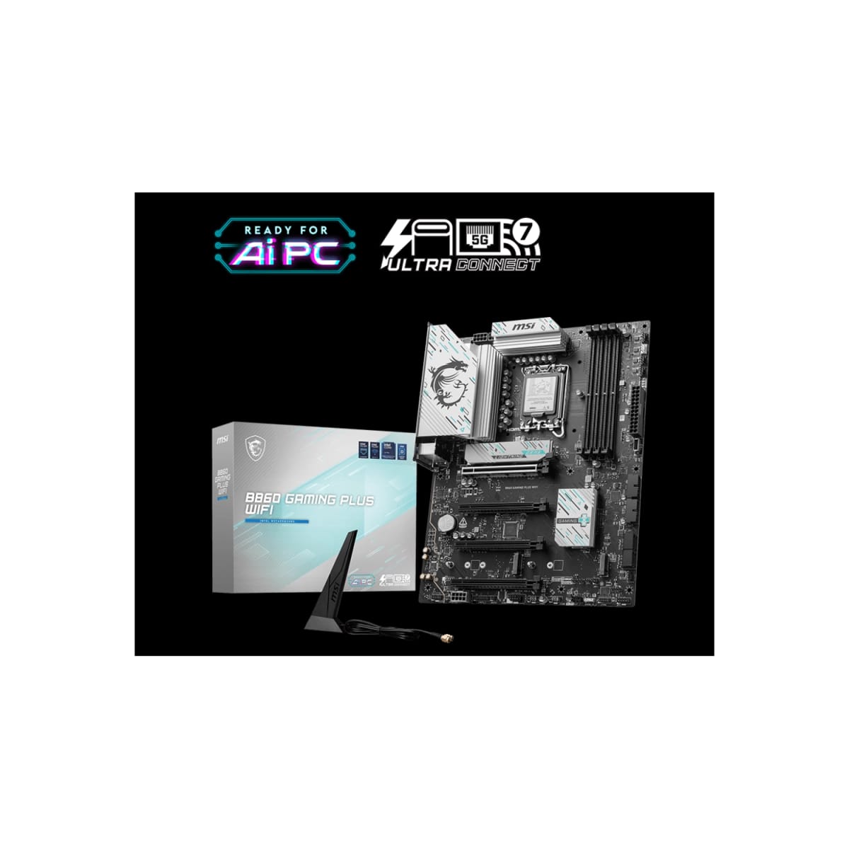 Motherboard MSI B860 GAMING PLUS WIFI LGA 1851 DDR5