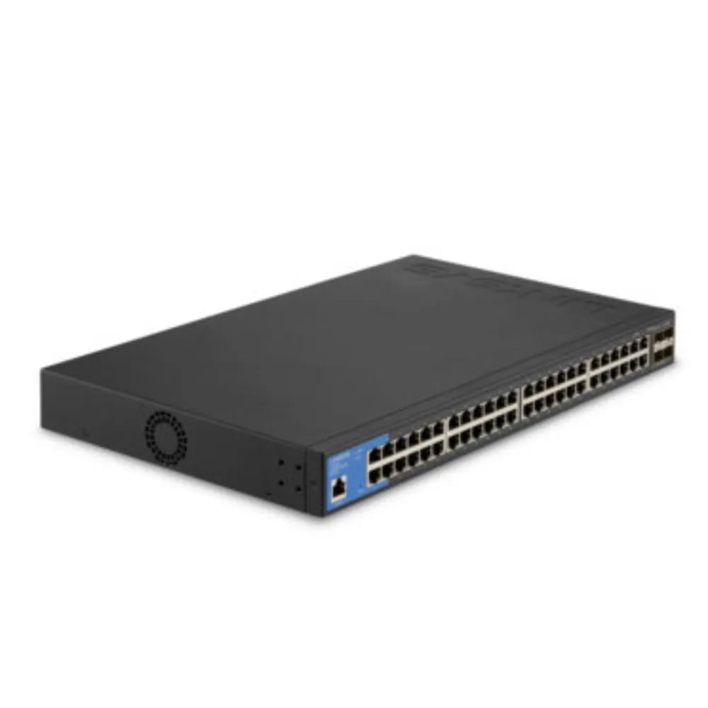 48-Port Managed Gigabit Switch W/ 4 10G SFP +