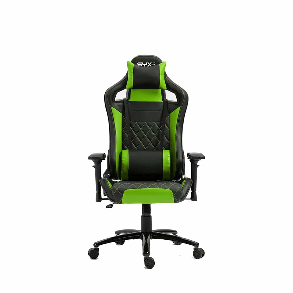 Silla Gamer Syx CH-451 Gr Verde Negro