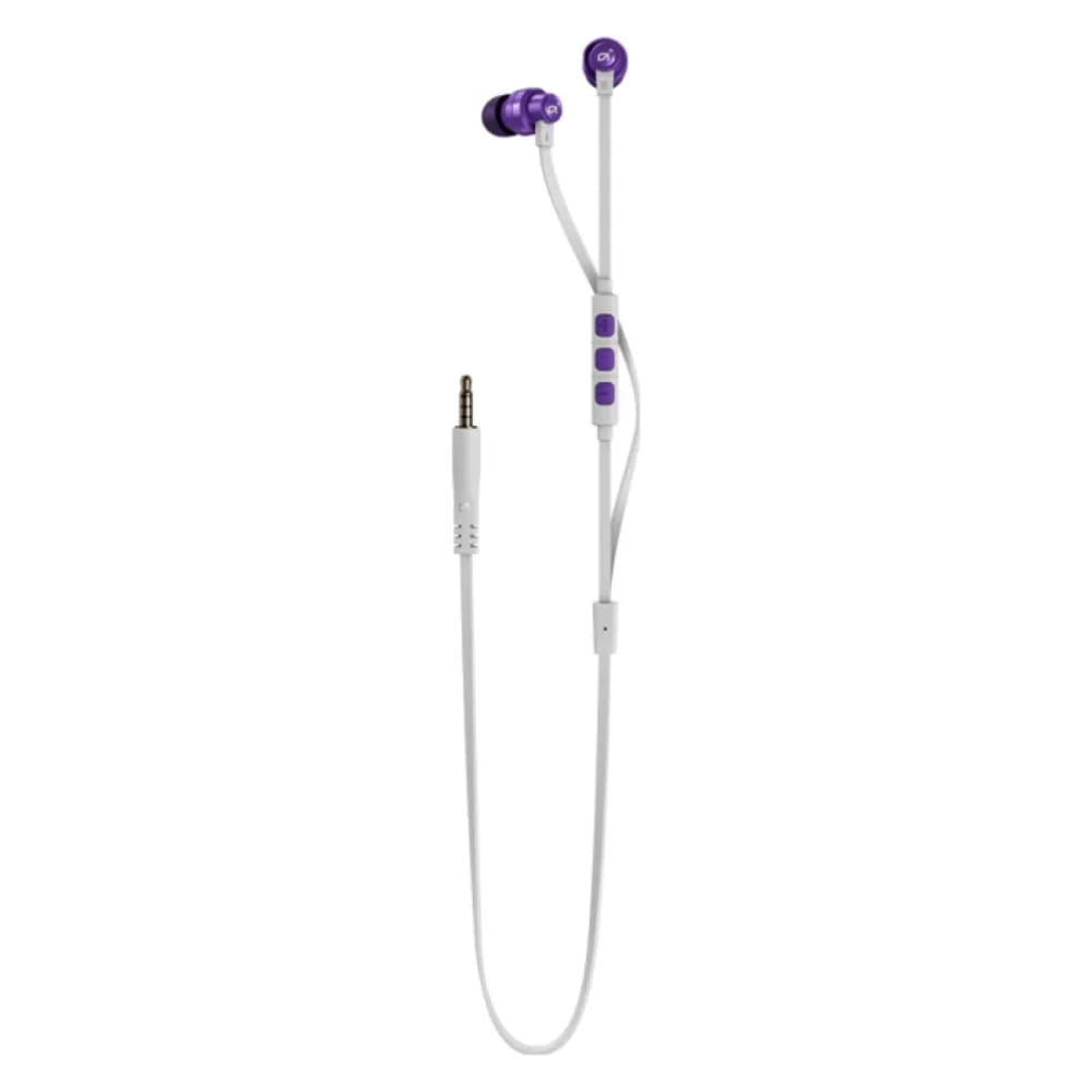 Auriculares Logitech intraurales blancos y Lila A03