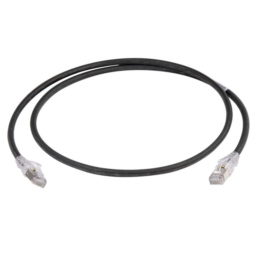 NPC, Cat 6A, Shielded, LSZH, Black, 3M