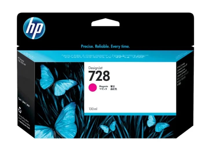 Cartucho de tinta HP 728 Magenta 130 ml DesignJet F9J66A
