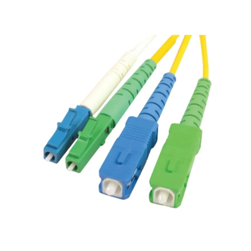 Simplex, 900um Buffered, XGLO, Singlemode, SC APC, OS1/OS2, 62.5/125, Yellow, LSOH-3C, 2 Me