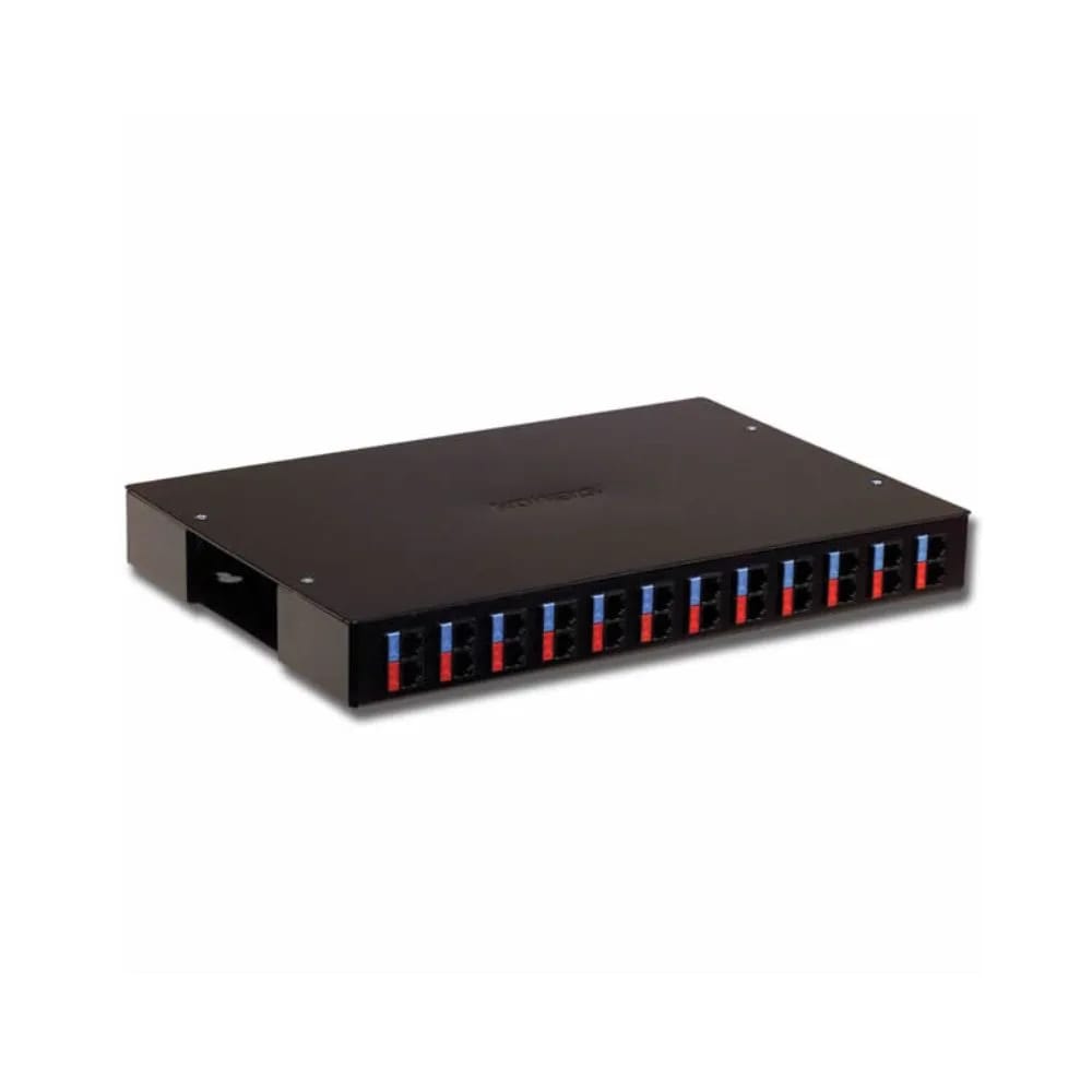 Zone, Low Prof ENCL, PASSIVE,24 Port, External, Blk