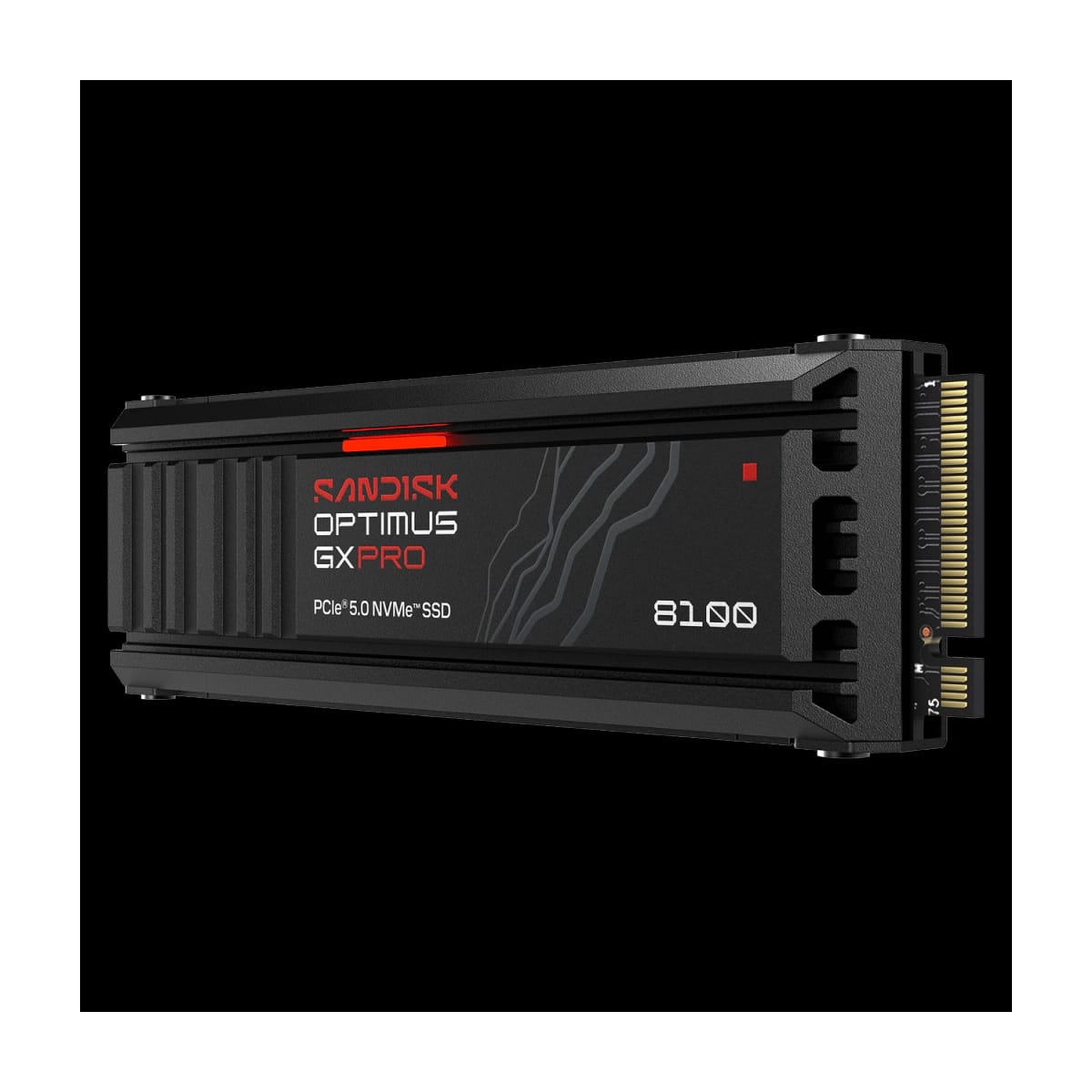 Disco Interno SSD Sandisk Optimus GX PRO 8100 1TB M.2 2280 NVMe PCIe 5.0 14900MB/s con Disipador