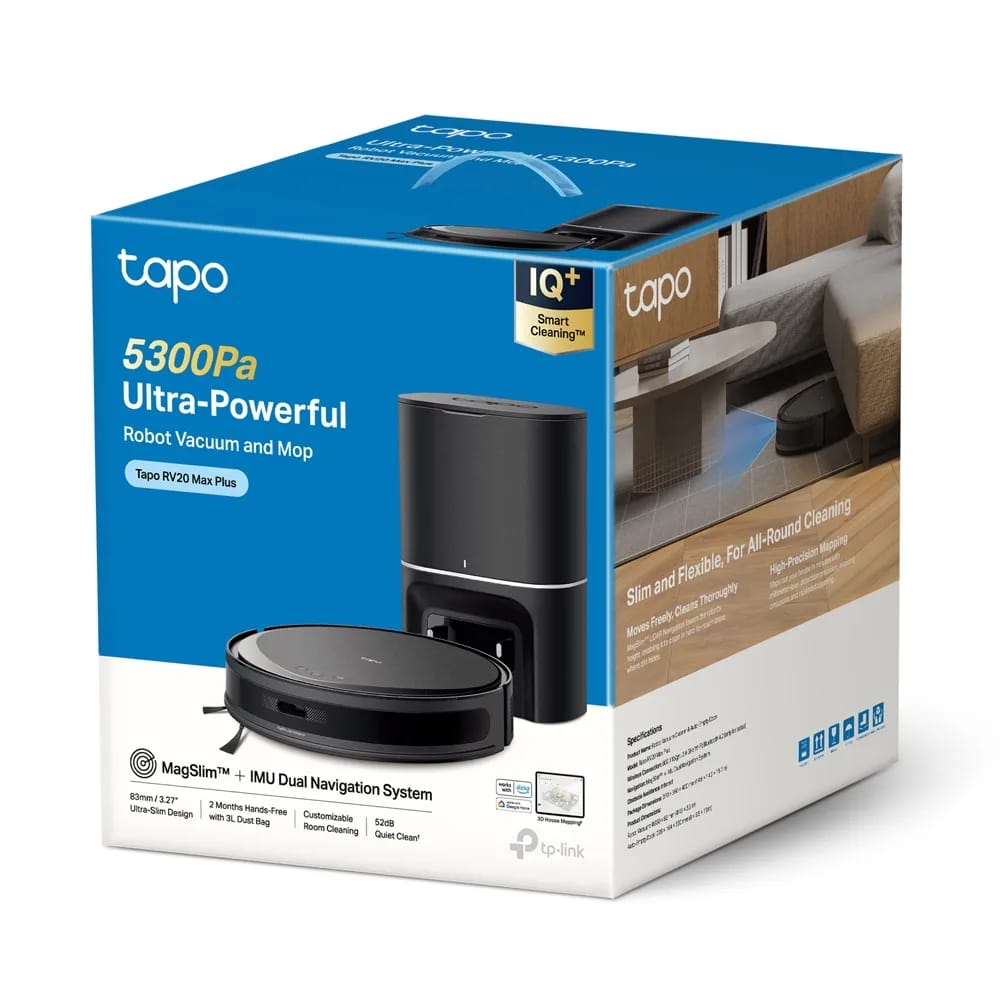 Aspiradora Robot Tp-Link Tapo RV20 Max Plus 5300PA