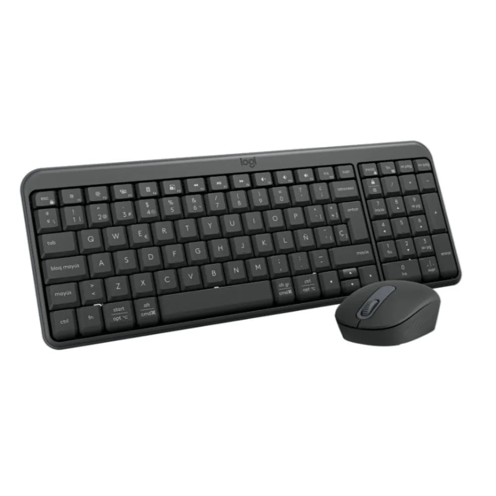Combo Logitech Teclado y Mouse Inalambrico Bluetooth MK250 Negro
