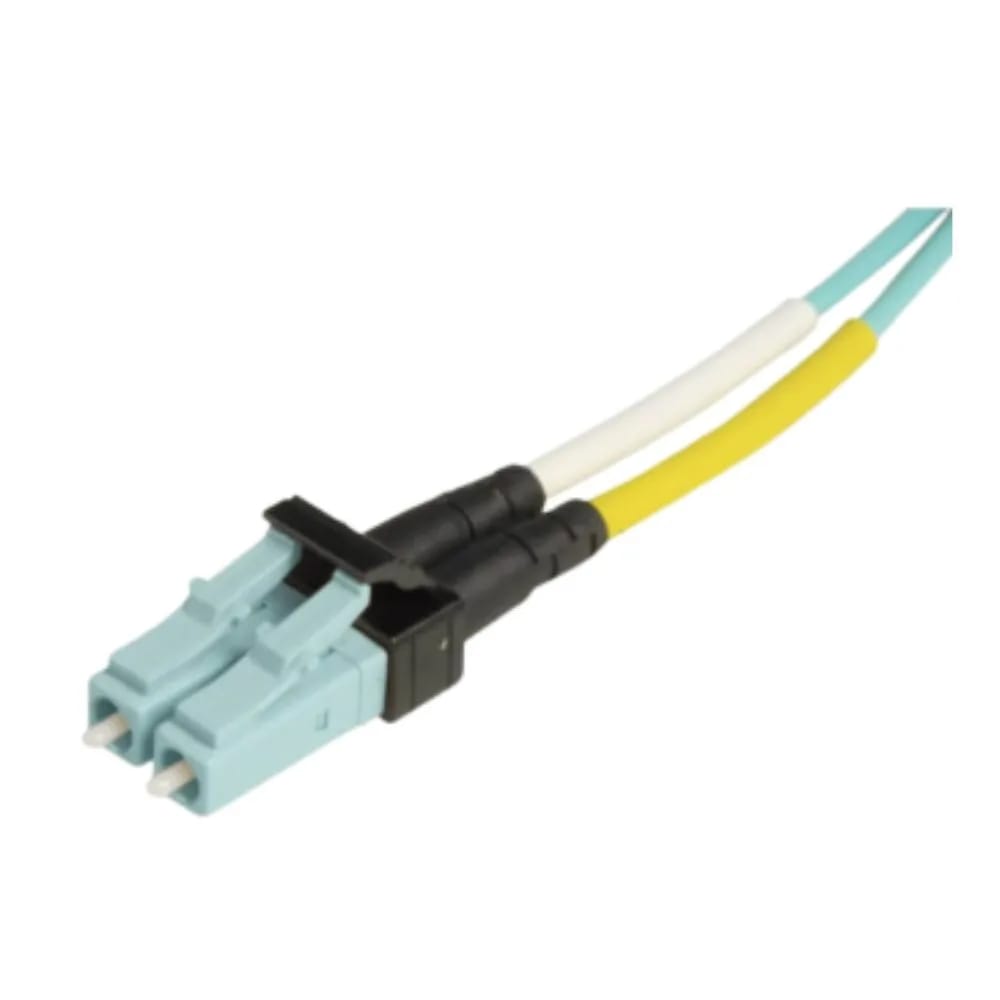 Fiber, Pigtail, Simplex, 900um Buffered, XGLO, Multimode, SC, OM4, 50/125, Aqua, LSOH-3C, 1 Meter