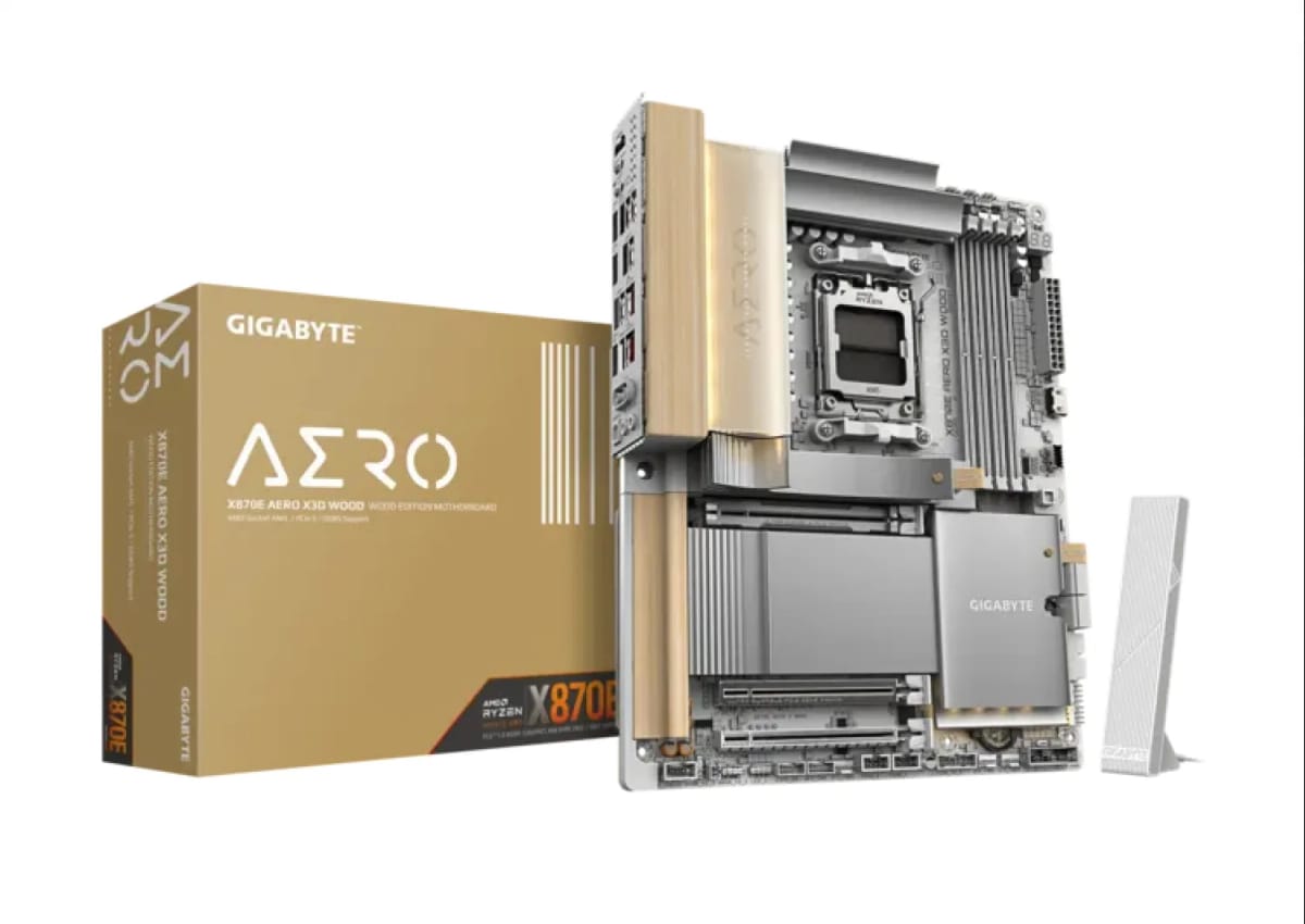 Motherboard Gigabyte AM5 X870E Aero X3D Wood DDR5 Box