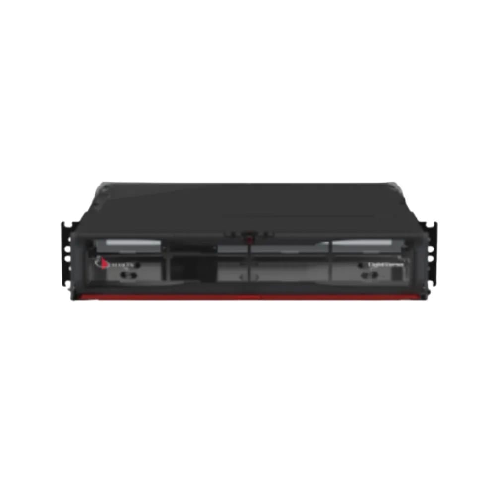 Fiber, Enclosure, LightVerse Pro, Rack Mount, 2U, Sliding Access, 8 Openings, Black