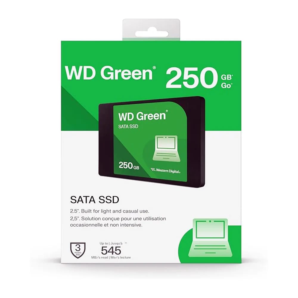 SSD 250GB Wd Green 2.5 SATA 545 Mb/S
