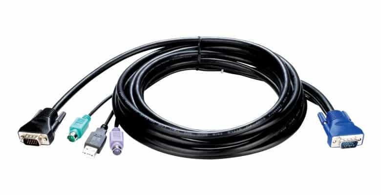 Cable KVM D-Link KVM-402 3 metros