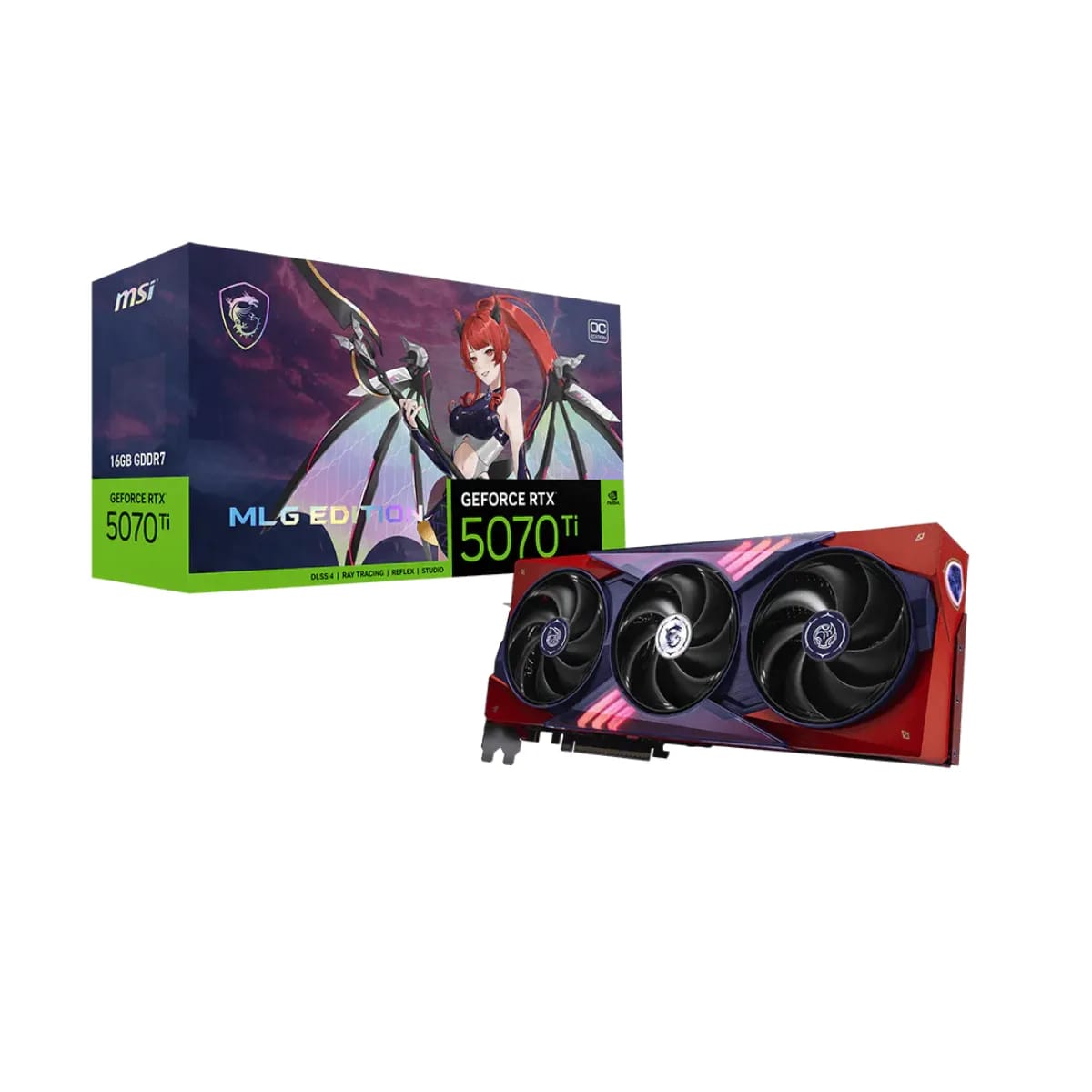 Placa de video MSI GeForce RTX 5070 Ti 16G MLG EDITION OC
