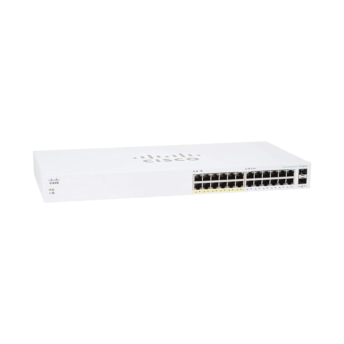CBS110 Unmanaged 24-port GE, Partial PoE, 2x1G SFP Shared