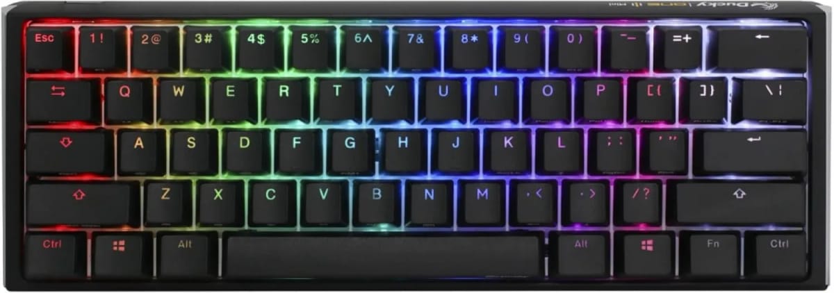 Teclado Mecanico Ducky One 3 Mini - Hotswap - Cherry MX Red - RGB