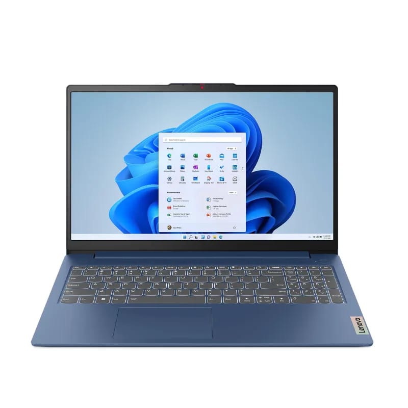 Notebook Lenovo IP Slim 3 15AMN8 15.6" FHD AMD R5 7520U 16GB 5500MHZ DDR5 512GB NVME W11H AZUL