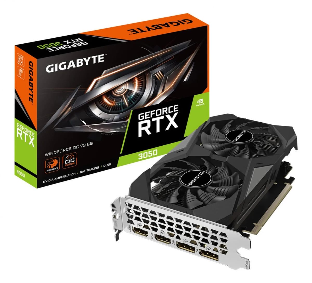 Placa de Video Gigabyte RTX 3050 GDDR6 6GB