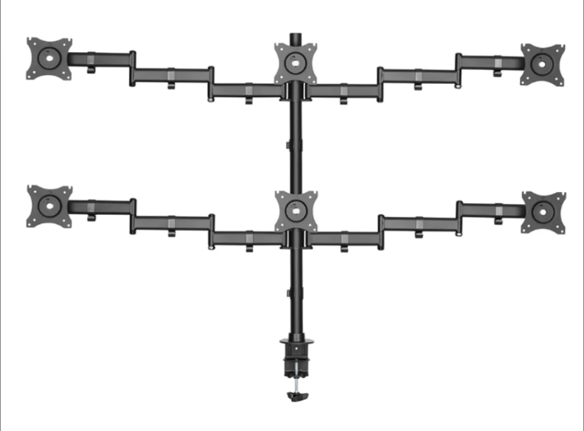 Soporte Intelaid de Escritorio Sextuple 13/27 MX 24KG IT-DB6E